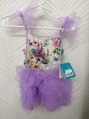 Posh Peanut Katrina Castle Tulle Smocked Tutu Dress